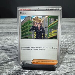 Pokémon | Paldean Fates: Supporter #078/091: Clive (2024) - Trading Card